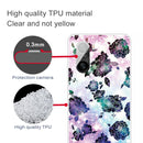 For Xiaomi Redmi K40 / K40 Pro Shockproof Painted Transparent TPU Protective Case(Starry Chrysanthemum)