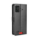 For UMIDIGI Bison Retro Crazy Horse Texture Horizontal Flip Leather Case with Holder & Card Slots & Lanyard(Black)