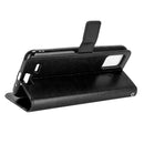 For UMIDIGI Bison Retro Crazy Horse Texture Horizontal Flip Leather Case with Holder & Card Slots & Lanyard(Black)