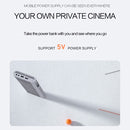 T500 1920x1080P 80 Lumens Portable Mini Home Theater LED HD Digital Projector Without Remote Control & Adaptor(White)