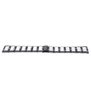 For Samsung Galaxy Watch Active2 44mm / Watch Active2 40mm / Watch Active Stainless Steel Diamond Encrusted Watch Band(Black+White)