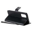 For OPPO Reno5 5G Tree & Cat Pattern Pressed Printing Horizontal Flip PU Leather Case with Holder & Card Slots & Wallet & Lanyard(Black)