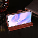 For Blackview A70 idewei Crazy Horse Texture Horizontal Flip Leather Case with Holder & Card Slots & Wallet(Yellow)