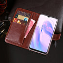 For Blackview A70 idewei Crazy Horse Texture Horizontal Flip Leather Case with Holder & Card Slots & Wallet(Rose Red)