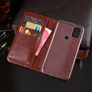 For Blackview A70 idewei Crazy Horse Texture Horizontal Flip Leather Case with Holder & Card Slots & Wallet(Brown)