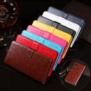 For Samsung Galaxy A02 (EU Version) idewei Crazy Horse Texture Horizontal Flip Leather Case with Holder & Card Slots & Wallet(Black)