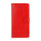 For Samsung Galaxy A32 4G idewei Crazy Horse Texture Horizontal Flip Leather Case with Holder & Card Slots & Wallet(Red)