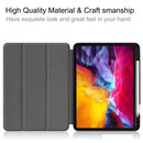 Pure Color Horizontal Flip TPU + PU Leather Tablet Case with Three-folding Holder & Sleep / Wake-up Function & Pen Slot For iPad Pro 11 (2021)(Dard Green)