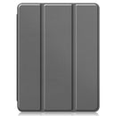 Pure Color Horizontal Flip TPU + PU Leather Tablet Case with Three-folding Holder & Sleep / Wake-up Function & Pen Slot For iPad Pro 11 (2021)(Grey)