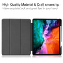 Horizontal Flip Honeycomb TPU + PU Leather Tablet Case with Three-folding Holder & Sleep / Wake-up Function & Pen Slot For iPad Pro 12.9 (2021)(Dark Green)