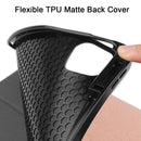 Horizontal Flip Honeycomb TPU + PU Leather Tablet Case with Three-folding Holder & Sleep / Wake-up Function & Pen Slot For iPad Pro 12.9 (2021)(Rose Gold)