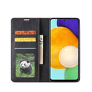 For Samsung Galaxy A52 5G / 4G Forwenw Dream Series Oil Edge Strong Magnetism Horizontal Flip Leather Case with Holder & Card Slots & Wallet & Photo Frame(Black)