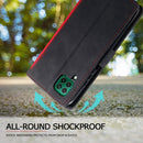 For Samsung Galaxy A12 5G Retro Splicing Horizontal Flip Leather Case with Card Slots & Holder & Wallet(Red)