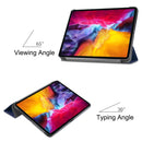 Custer Texture Leather Smart Tablet Case For iPad Pro 11 2018 / 2021(Dark Blue)