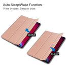 Custer Texture Leather Smart Tablet Case For iPad Pro 11 2018 / 2021(Rose Gold)