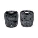 Car Key Case for Peugeot 2-button Straight Board with 206 Socket, without Blade