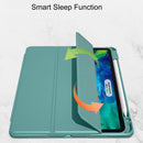 Mutural Pinyue Series PC + TPU Horizontal Flip Leather Tablet Case with Holder & Pen Slot & Sleep / Wake-up Function For iPad Pro 11 (2021) / (2020)(Sky Blue)