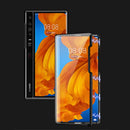 For Huawei Mate Xs Ultra Slim Double Sides Magnetic Adsorption Angular Frame Tempered Glass Magnet Flip Case(Gold)