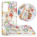 For Samsung Galaxy A32 5G Flat Plating Splicing Gilding Protective Case(Tropical Rainforest Color Matching)