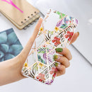 For Samsung Galaxy A32 5G Flat Plating Splicing Gilding Protective Case(Tropical Rainforest Color Matching)