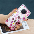 For Xiaomi Redmi Note 9T Flat Plating Splicing Gilding Protective Case(Round Color Matching)