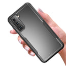 For Samsung Galaxy S21+ 5G TPU + PC Shockproof Protective Case(Black)