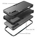 For Samsung Galaxy S21+ 5G TPU + PC Shockproof Protective Case(Black)