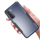 For Samsung Galaxy S21+ 5G TPU + PC Shockproof Protective Case(Royal Blue + Black)