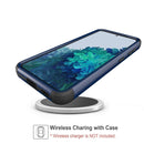 For Samsung Galaxy S21+ 5G TPU + PC Shockproof Protective Case(Royal Blue + Black)