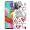 For Samsung Galaxy A32 4G Triangular Marble Pattern TPU Protective Case(SJ-2)