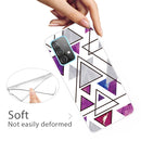 For Samsung Galaxy A32 4G Triangular Marble Pattern TPU Protective Case(SJ-3)