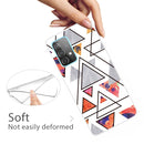 For Samsung Galaxy A32 4G Triangular Marble Pattern TPU Protective Case(SJ-5)