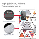 For Samsung Galaxy A32 4G Triangular Marble Pattern TPU Protective Case(SJ-5)