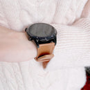 For Huawei Watch GT2 Pro Litchi Texture Leather Watch Band(Black)