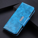 For Samsung Galaxy S20 FE 5G / S20 Lite Crazy Horse Texture Horizontal Flip Leather Case with Holder & 6-Card Slots & Wallet(Blue)