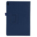 For Lenovo Tab 4 10 Plus (TB-X704) / Tab 4 10 (TB-X304) Litchi Texture Solid Color Horizontal Flip Leather Case with Holder & Pen Slot(Dark Blue)