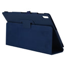 For Lenovo Tab 4 10 Plus (TB-X704) / Tab 4 10 (TB-X304) Litchi Texture Solid Color Horizontal Flip Leather Case with Holder & Pen Slot(Dark Blue)