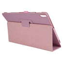 For Lenovo Tab 4 10 Plus (TB-X704) / Tab 4 10 (TB-X304) Litchi Texture Solid Color Horizontal Flip Leather Case with Holder & Pen Slot(Pink)