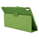 For Lenovo Tab 4 10 Plus (TB-X704) / Tab 4 10 (TB-X304) Litchi Texture Solid Color Horizontal Flip Leather Case with Holder & Pen Slot(Green)