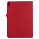 For Lenovo Tab 4 10 Plus (TB-X704) / Tab 4 10 (TB-X304) Litchi Texture Solid Color Horizontal Flip Leather Case with Holder & Pen Slot(Red)
