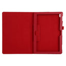 For Lenovo Tab 4 10 Plus (TB-X704) / Tab 4 10 (TB-X304) Litchi Texture Solid Color Horizontal Flip Leather Case with Holder & Pen Slot(Red)
