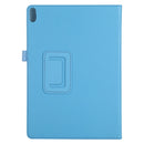 For Lenovo Tab 4 10 Plus (TB-X704) / Tab 4 10 (TB-X304) Litchi Texture Solid Color Horizontal Flip Leather Case with Holder & Pen Slot(Sky Blue)