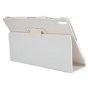 For Lenovo Tab 4 10 Plus (TB-X704) / Tab 4 10 (TB-X304) Litchi Texture Solid Color Horizontal Flip Leather Case with Holder & Pen Slot(White)