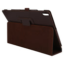 For Lenovo Tab 4 10 Plus (TB-X704) / Tab 4 10 (TB-X304) Litchi Texture Solid Color Horizontal Flip Leather Case with Holder & Pen Slot(Brown)