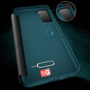 For Samsung Galaxy S21 Ultra 5G Crocodile Texture Display Window Horizontal Flip Leather Case(Brown)