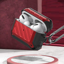 Wireless Earphones Shockproof Bumblebee Twill Silicone Protective Case For AirPods Pro(Black)