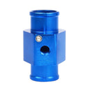 Car Water Temperature Meter Temperature Gauge Joint Pipe Radiator Sensor Adaptor Clamps, Size:28mm(Blue)