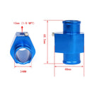 Car Water Temperature Meter Temperature Gauge Joint Pipe Radiator Sensor Adaptor Clamps, Size:34mm(Blue)