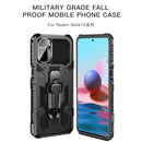 For Xiaomi Redmi Note 10 / 10S Armor Warrior Shockproof PC + TPU Protective Case(Army Green)