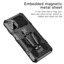 For Xiaomi Redmi Note 10 / 10S Armor Warrior Shockproof PC + TPU Protective Case(Army Green)